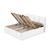 POLSTERBETT Dalas Weiß 200 x 200 x 40 cm Bettkasten Mit hochwertiger Matratze H2 (bis 100 kg) und Lattenrost - Weiß, Holz (200/200cm) - Halmon Schlafkomfort Betten 