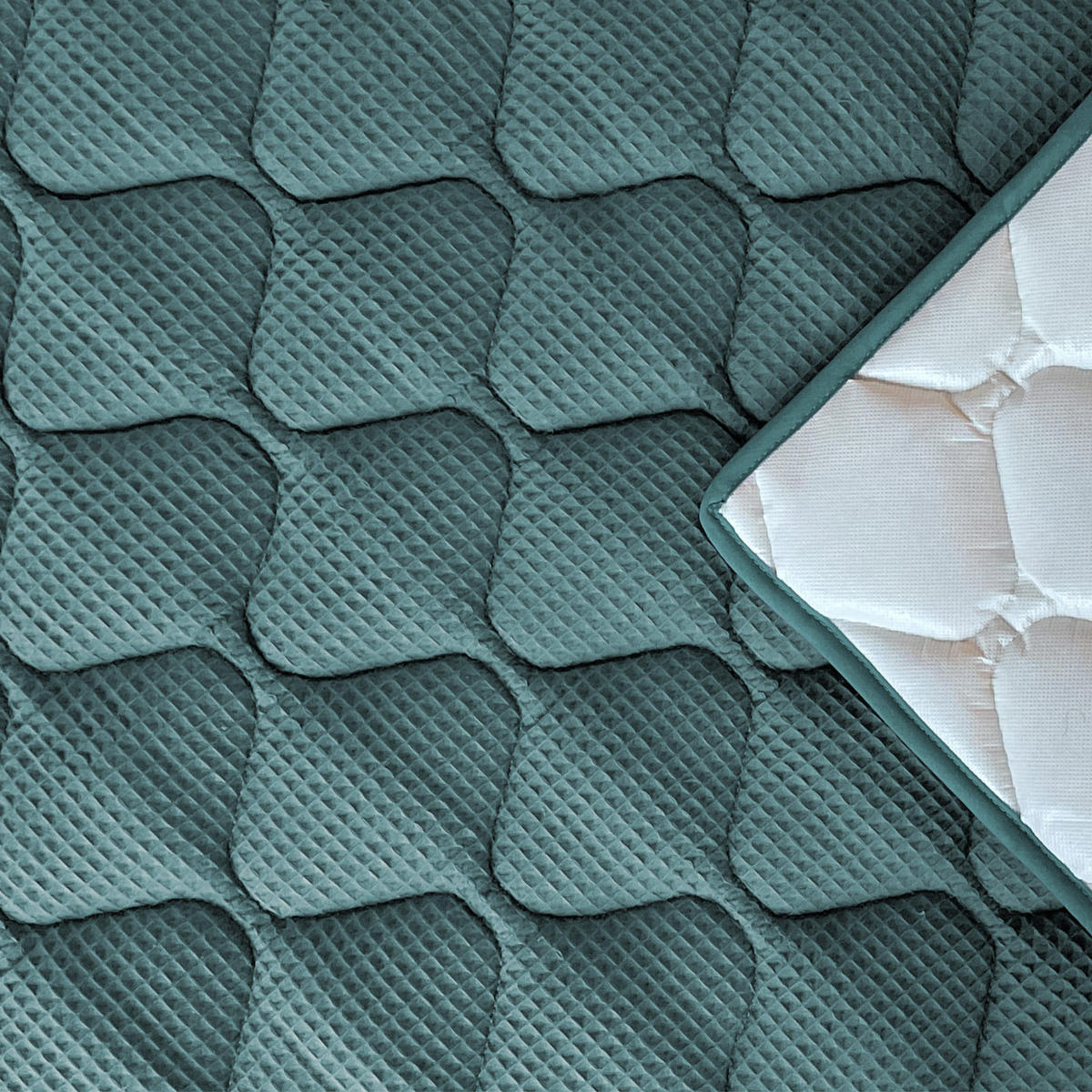 KRABBELDECKE Petrol 130x150cm - Petrol, Textil (130/150cm) - Sanosoft
