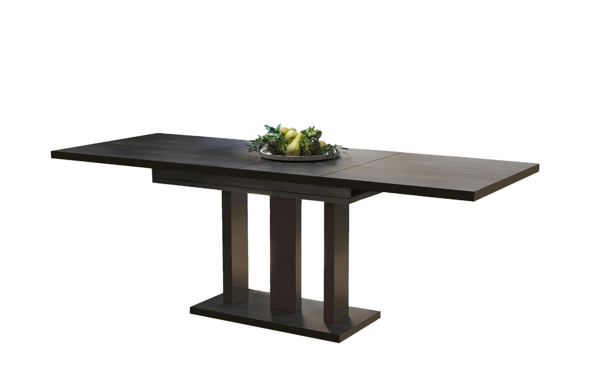 ESSTISCH Appia Special ausziehbar bis 210 cm - Graphitfarben, Holzwerkstoff (130/80/76cm) - Endo-Moebel
