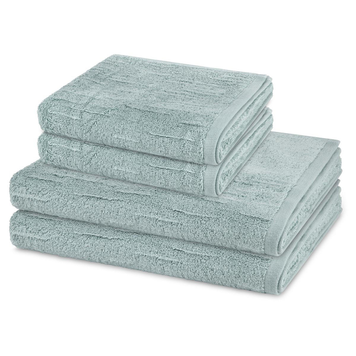 FROTTIERSET Premium 4-teilig - Hellgrün, Textil (50/100cm) - Ross