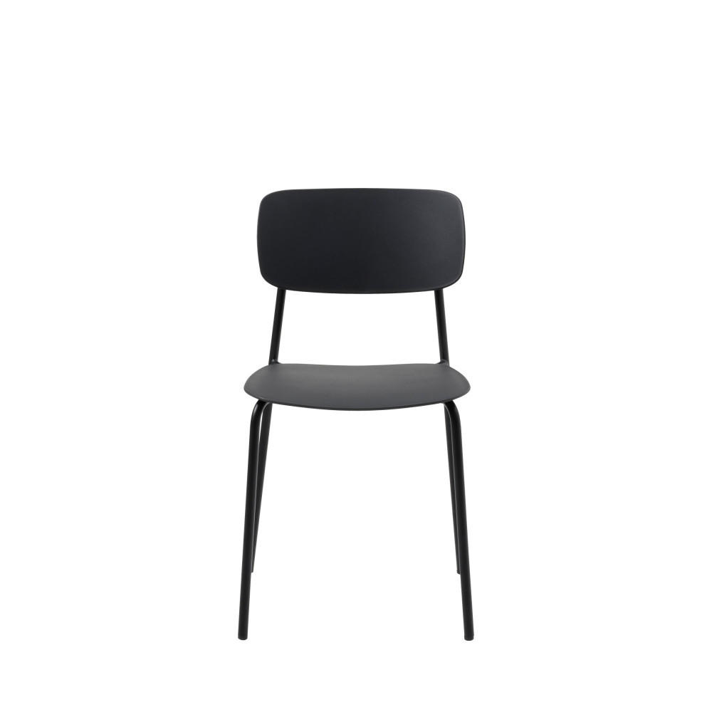 DESIGN-STUHL - Plastik - Schwarz - 4er-Set - Schwarz, Kunststoff (44/79/51cm) - Drawer