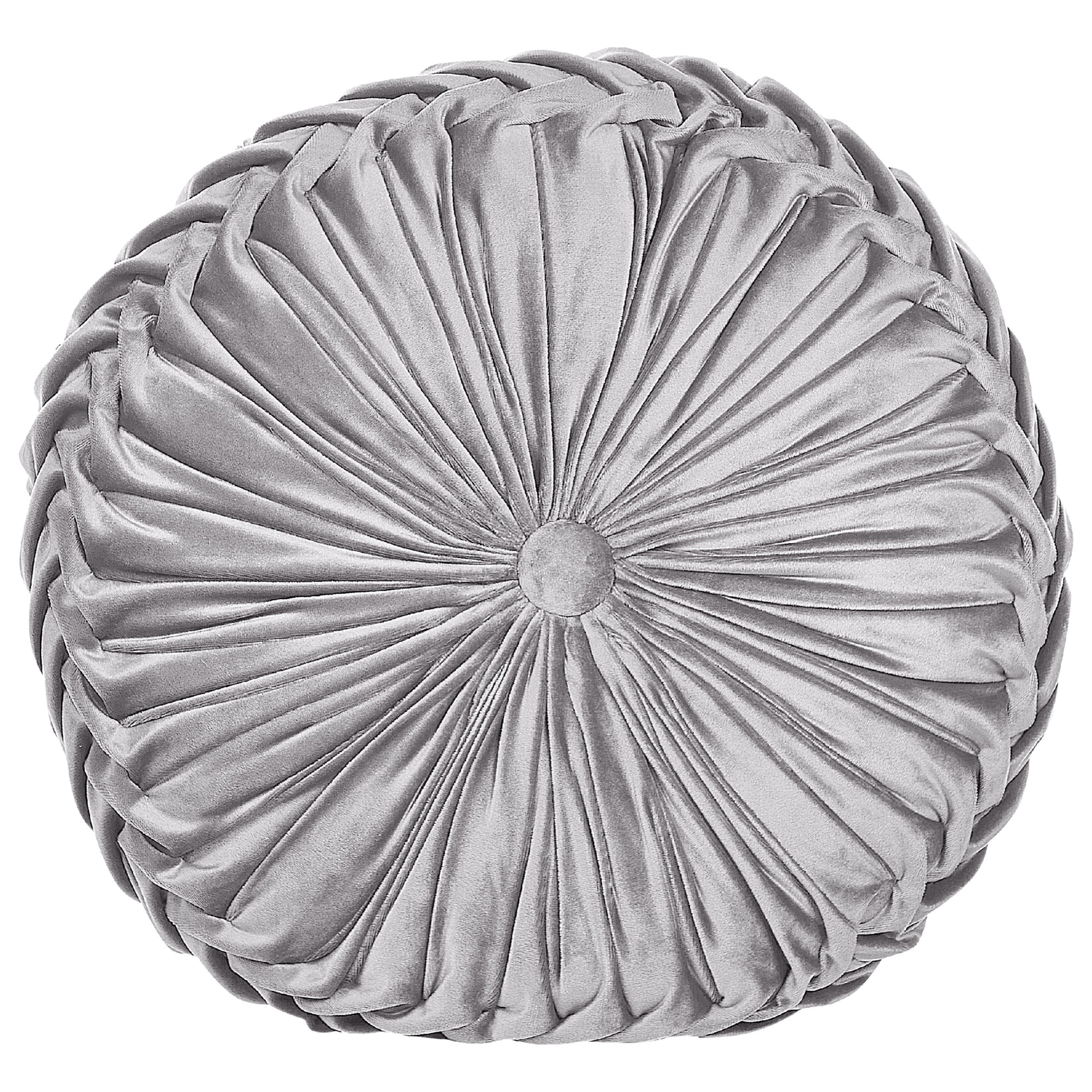 DEKOKISSEN Grau 40/40 cm Udala - Grau, Textil (40/40cm) - Beliani