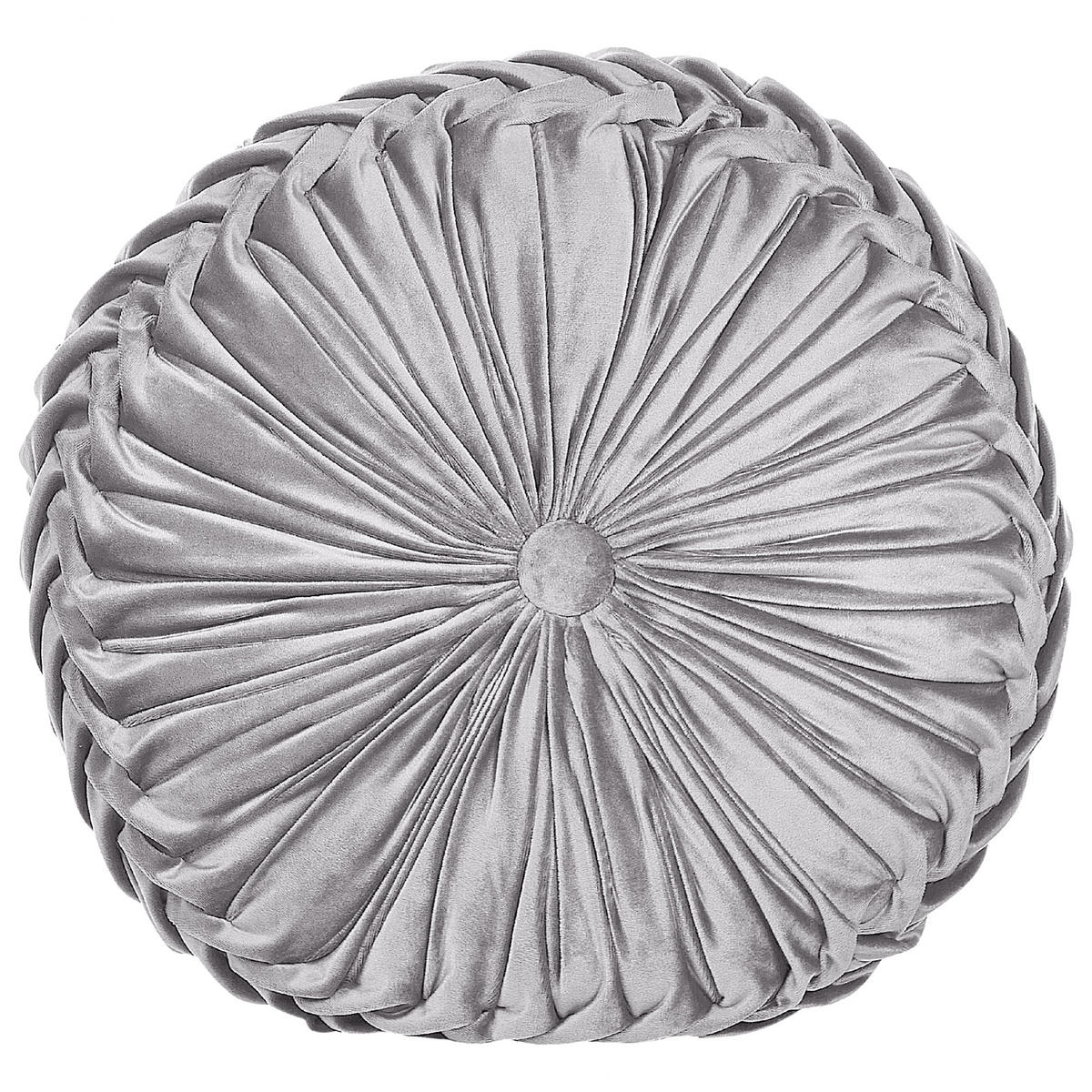 DEKOKISSEN 2er-Set Grau 40/40 cm Udala - Grau, Textil (40/40cm) - Beliani