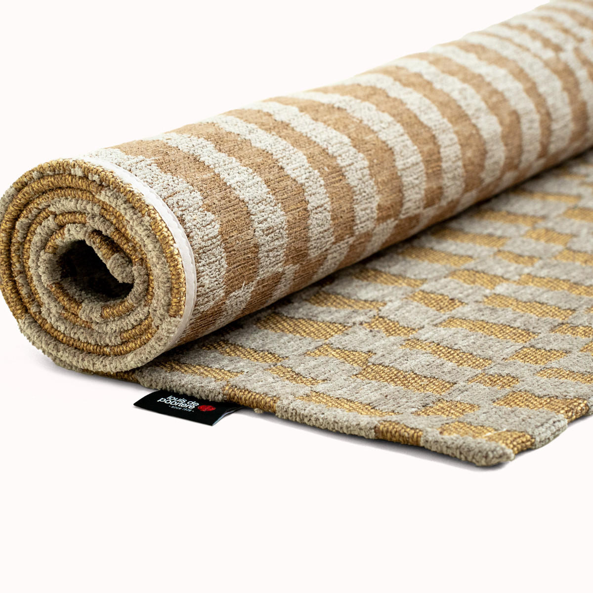 TEPPICH Erg Berber 80/150 cm - Gelb, Textil (80/150cm) - Louis De Poortere