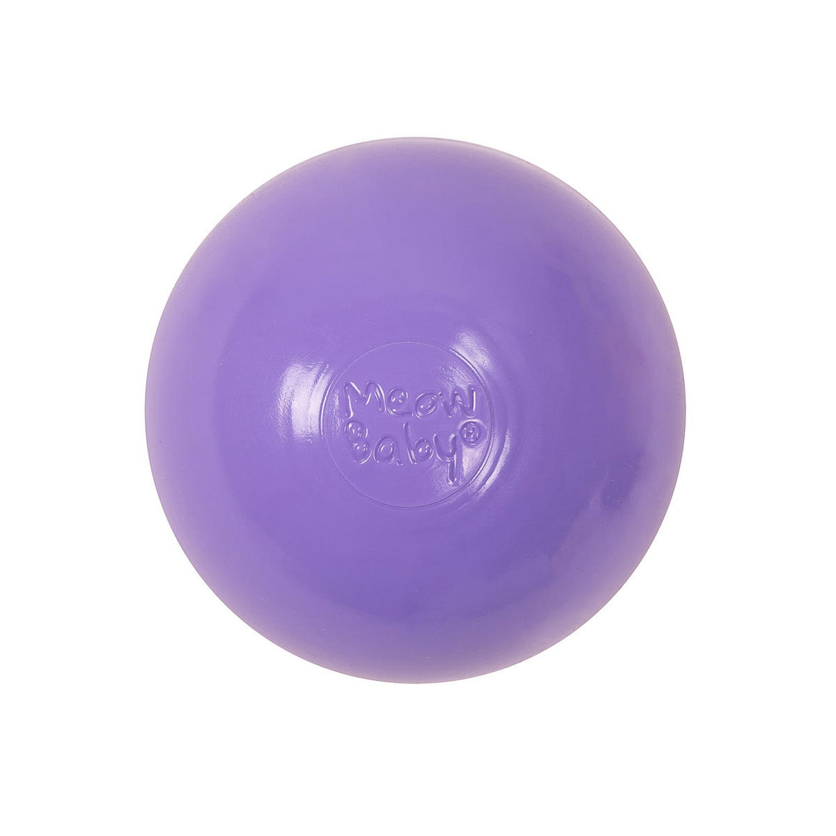 BÄLLE für Bällebad, Kinder Spielbälle, Plastikbälle 50 pcs.: Lila - Flieder, Textil (7/7/7cm) - MeowBaby