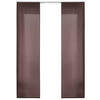 VORHANG 2ER SET HxB 245x60 cm Braun - Braun, Textil (60/245cm) - Gardinenbox
