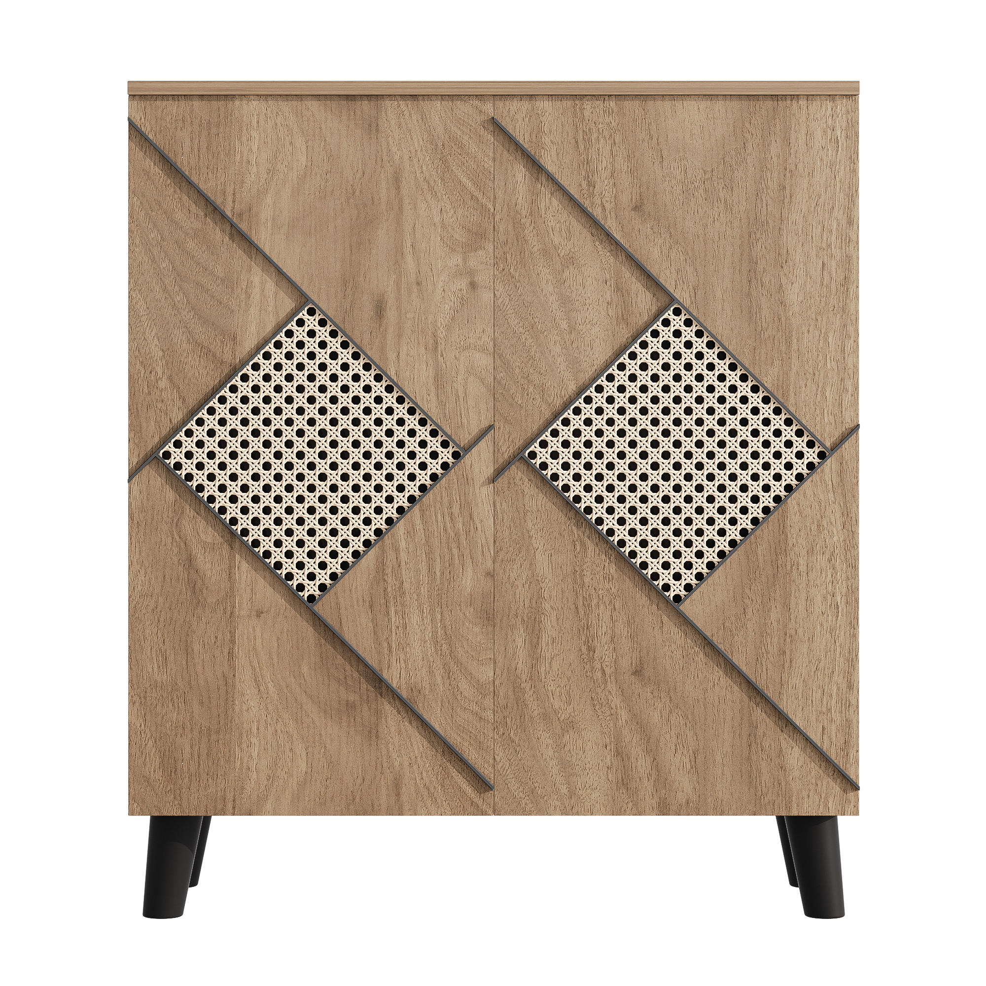 SCHUHSCHRANK Holzfarbe 80/32/91 cm - Naturfarben, Holzwerkstoff (80/91/32cm) - PANGIVO
