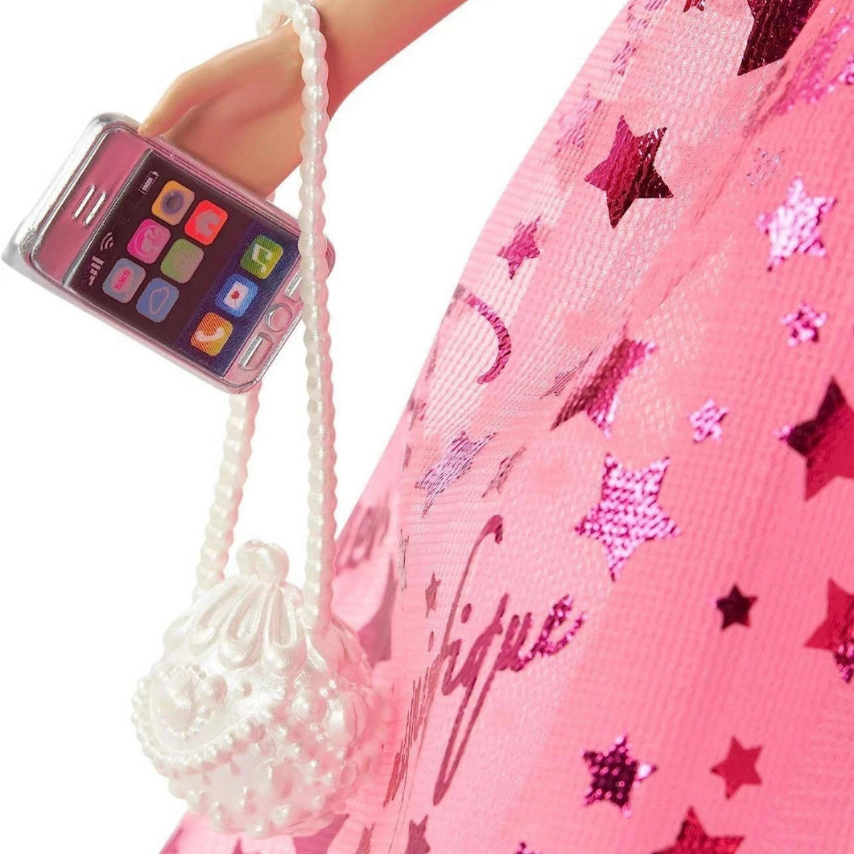 ANZIEHPUPPE Barbie Prinzessinnen Abenteuer mit Zubehör, Modepuppe, Spielpuppe, Barbie Puppe, Prinzessin Spielzeug, Kinder Spielzeug, Rollenspiel - Pink, Kunststoff (24/30/7cm) - Barbie