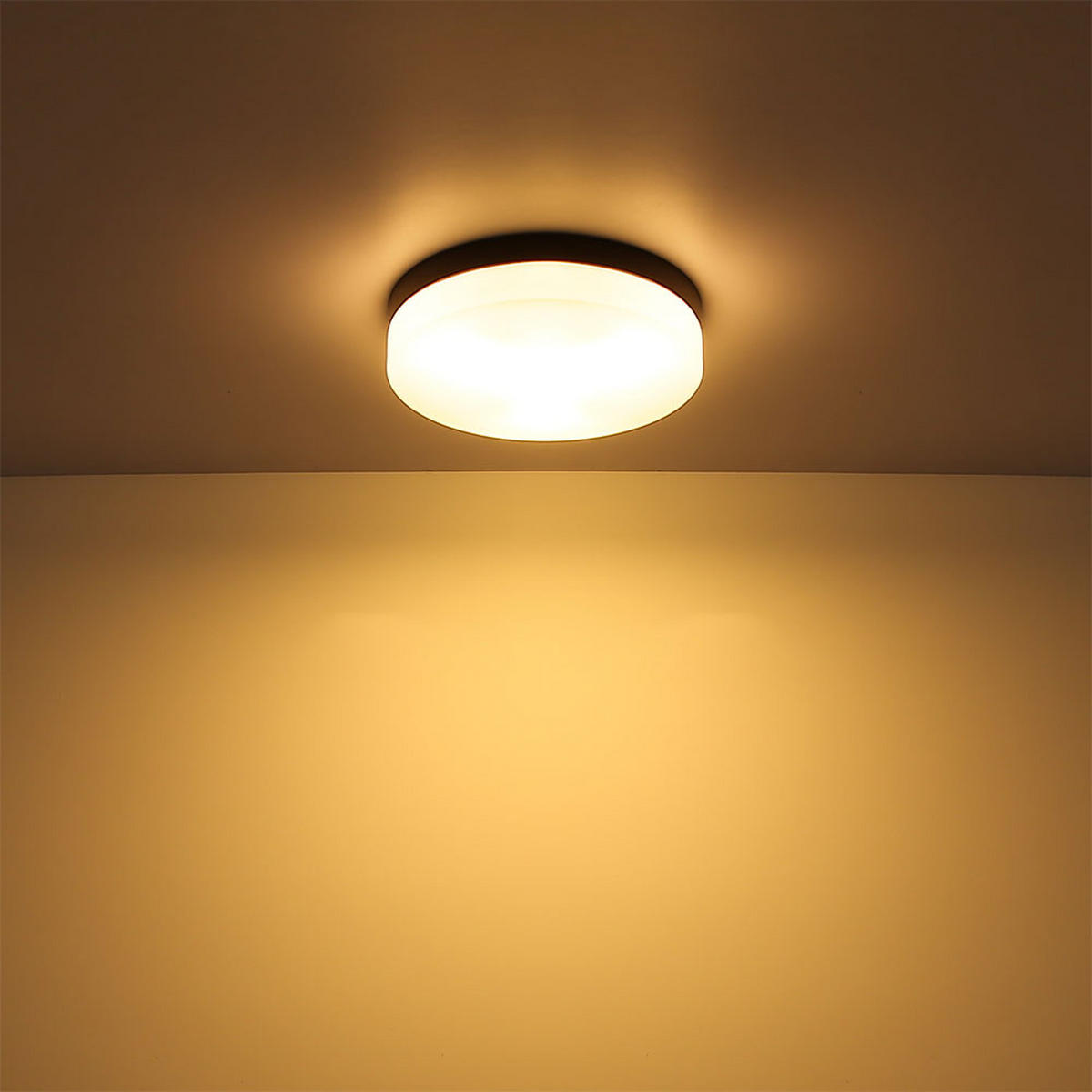 DECKENLEUCHTE Alu Schwarz Opal 2 Flammig - Schwarz, Glas (24/24/6.5cm) - Globo Lighting