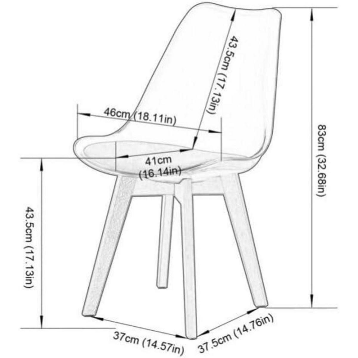 ESSZIMMERSTUHL 8er Set Transparent mit weißem Sitzkissen und Buchenholzbeinen - Transparent, Kunststoff (47.5/82/41cm)