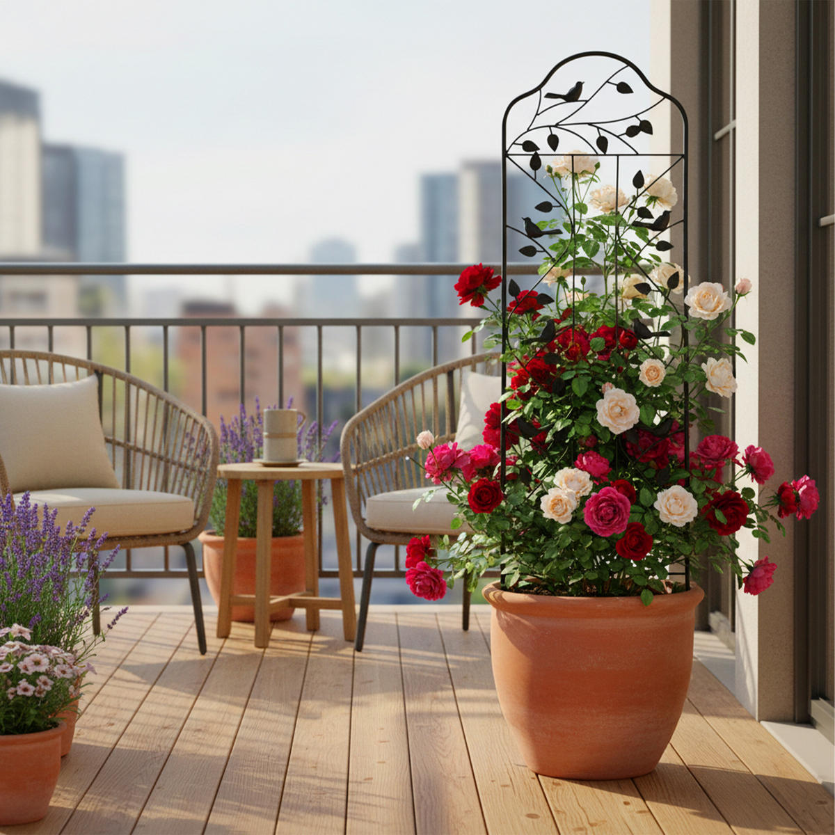 ČELIK - crna, metal (32/115/0.5cm) - Relaxdays