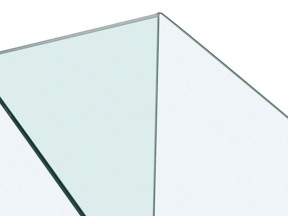 KONSOLENTISCH - 110 cm x 35 cm - Glas - Transparent - ALONZO - Transparent, Glas (35/110/75cm) - Vente-Unique