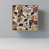 SIDEBOARD EMINENT HOOPOE, Eichefarben, 57,5x42x57,5 cm, Ohne Füße - Eichefarben/Multicolor, Holzwerkstoff (57.5/57.5/42cm) - SpaceRebels