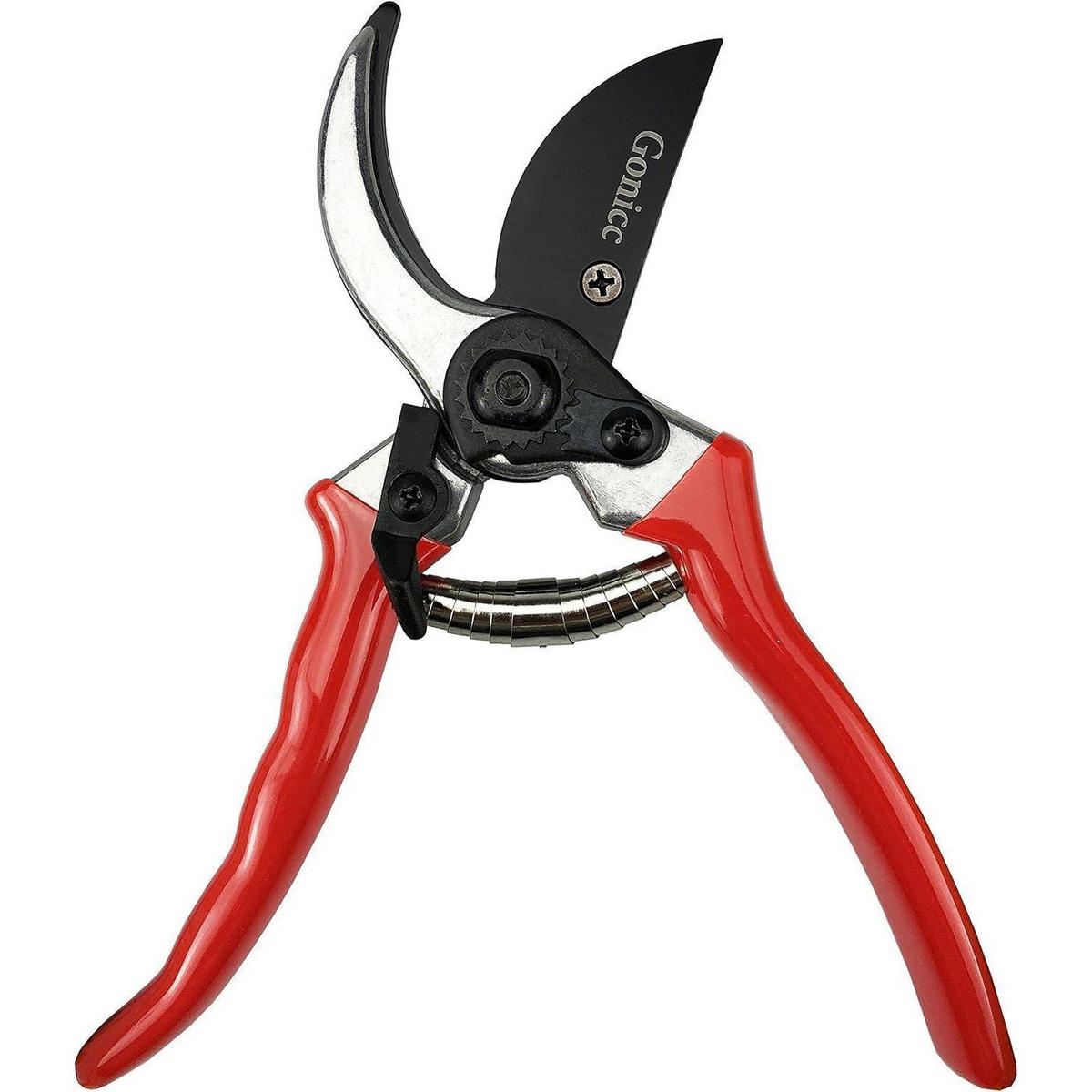 GARTENSCHERE Bypass SK5 Stahl Teflon Rot - Rot, Metall (3.3/8.9/26.9cm)