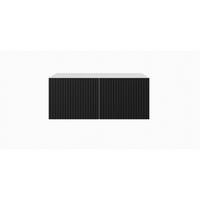 LOWBOARD VAREN 100/41/40 cm, Hängender TV-Schrank Weiß / Schwarz - Schwarz/Weiß, Holzwerkstoff (100/41/40cm) - MASSENO