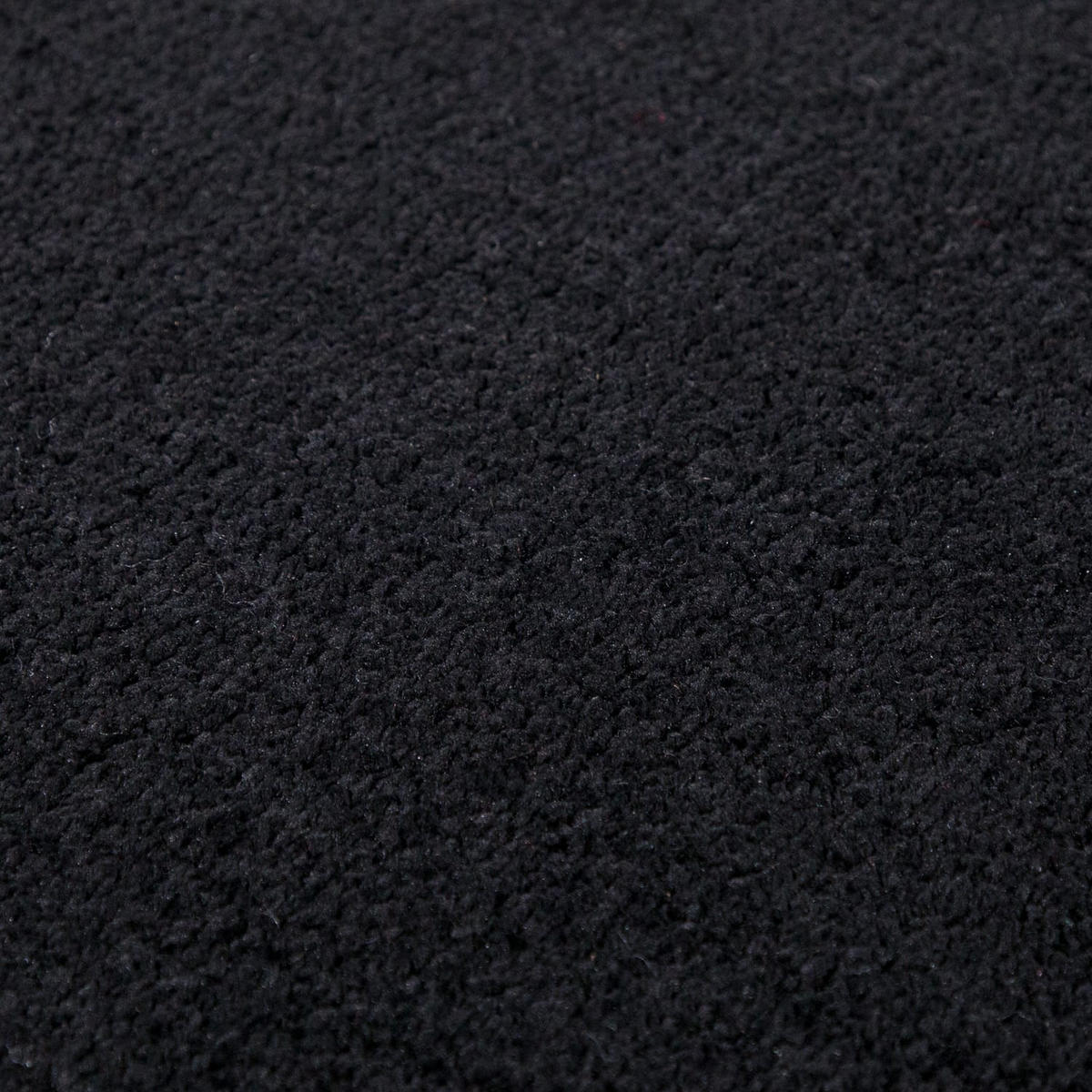 FLACHWEBETEPPICH Grau Schwarz 160 x 160 cm - Schwarz, Kunststoff (160/160cm) - TT Home
