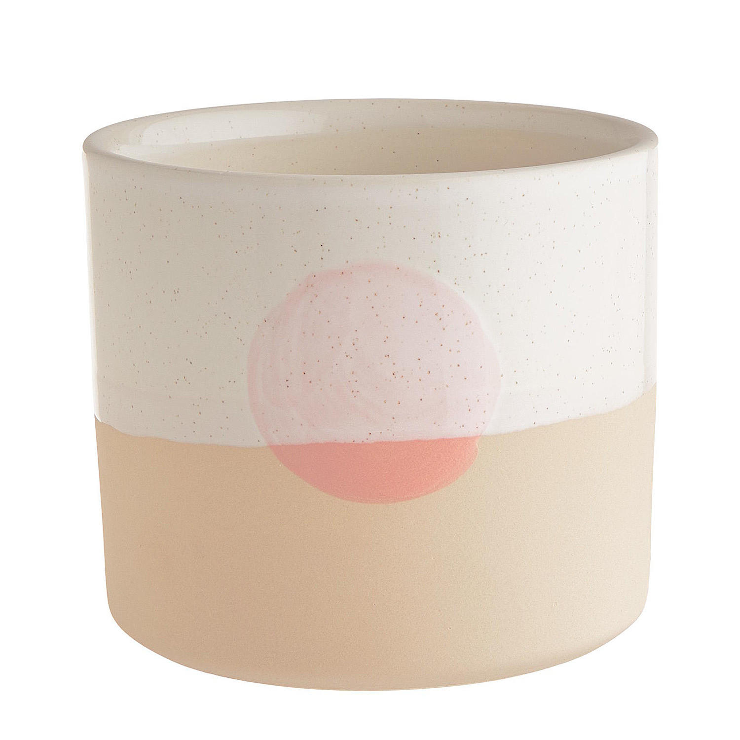 Butlers Blumentopf Beige, Orange 10 cm