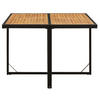 GARTENTISCH Tischwin 107/74/109 cm - Schwarz, Naturmaterialien (109/107/74cm) - ZMH