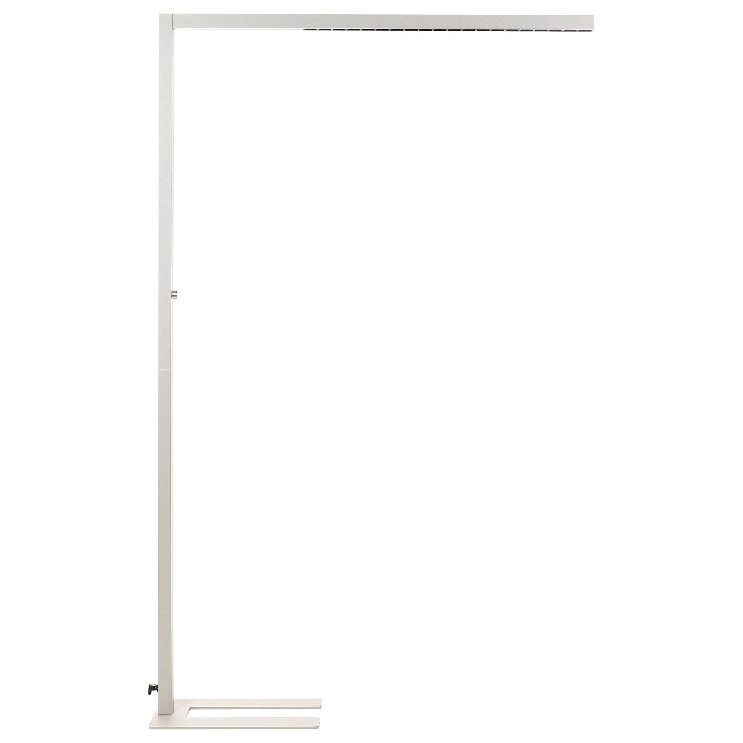 STEHLAMPE Mensa 30/121/194 cm - Silberfarben, Metall (30/121/194cm) - Beliani