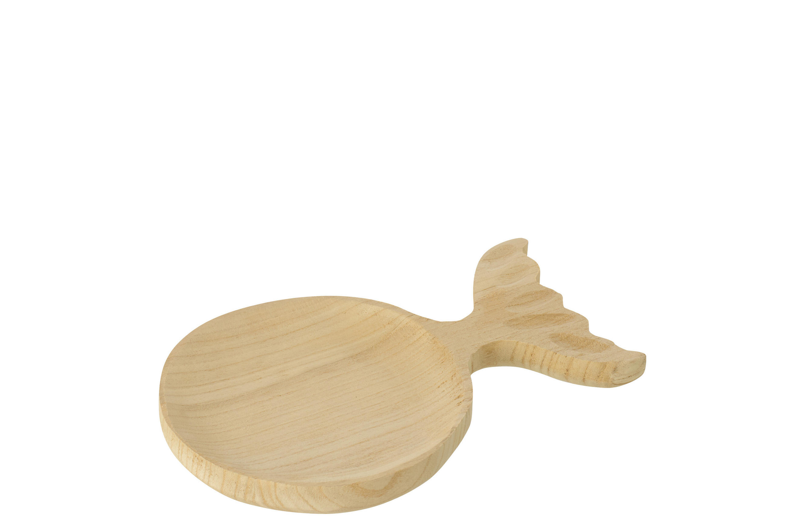 DEKO TABLETT FISCHSCHWANZ - Naturfarben, Holz (19/3cm) - J-Line