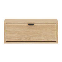 NACHTTISCH HEGGERS Eiche Mavelie 45 cm - Eichefarben/Beige, Holzwerkstoff/Metall (45/18/33cm) - Selsey