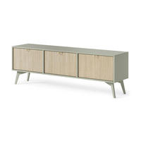 TV-SCHRANK Firr Eukalyptus - Eukalyptusholzfarben, Holzwerkstoff (158/52/38cm) - Bettso