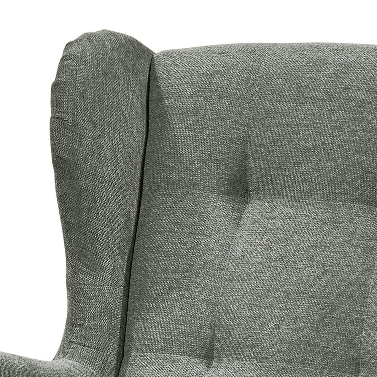 SESSEL - Schwarz/Grau, Holzwerkstoff/Buchenholz (78/102/98cm) - home24