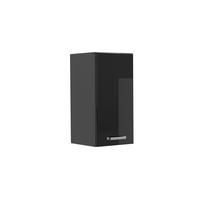 HÄNGESCHRANK R-Line Schwarz Hochglanz 30 cm - Schwarz Hochglanz/Anthrazit, Holzwerkstoff (30/60/31cm) - Vicco