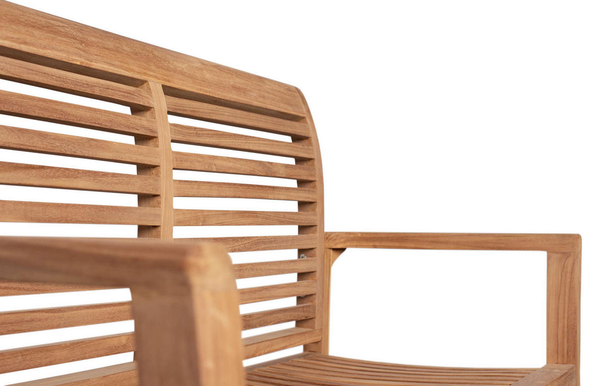 GARTENBANK Derby stapelbar - Naturfarben, Holz (120/89/48cm) - Mr. Deko