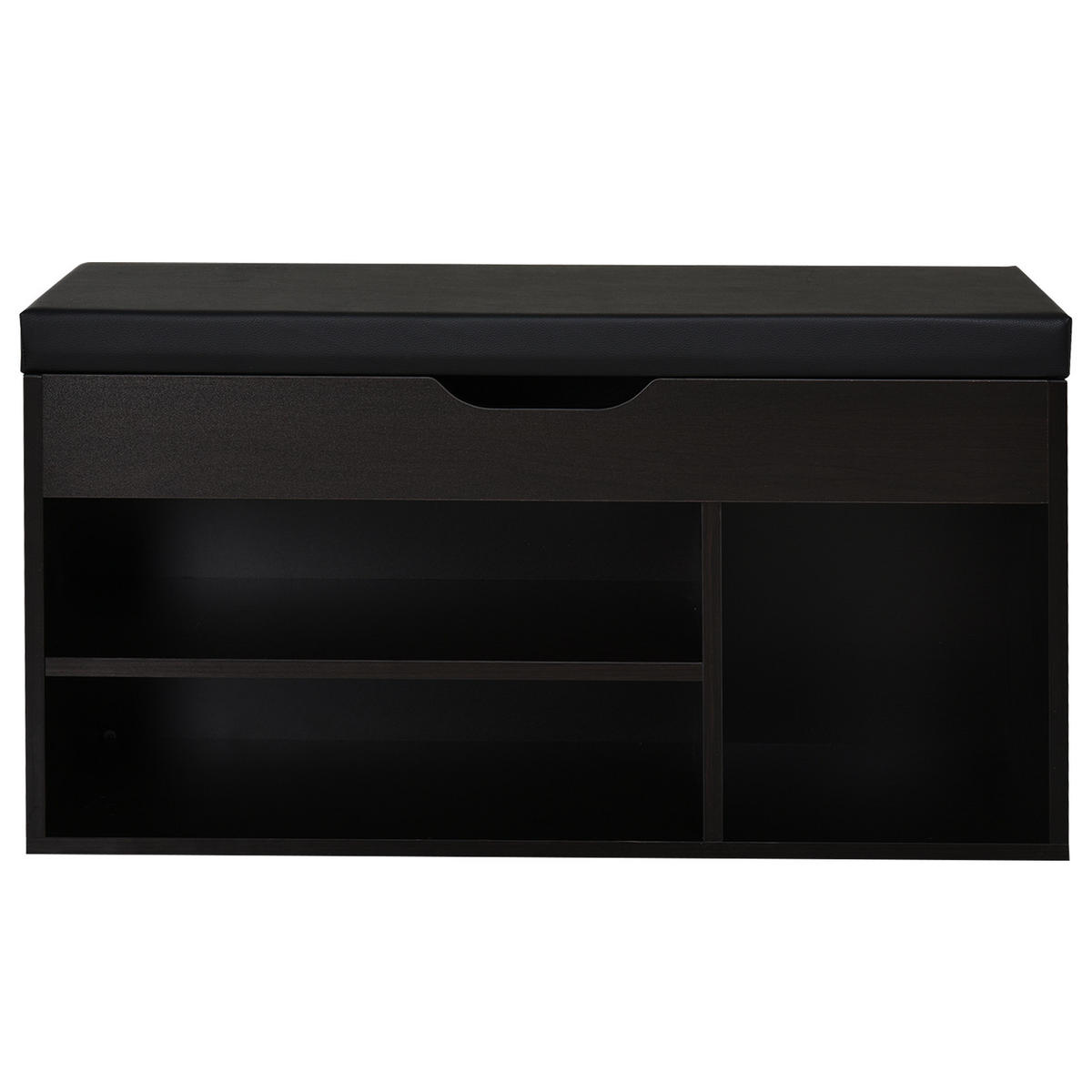 SCHUHBANK Schwarz 1 Stück - Schwarz, Kunststoff (30/43/80cm) - GiPP