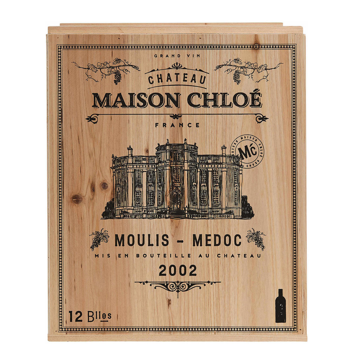 WEINREGAL Vinothek - Beige, Holz (32/39/36cm) - Butlers