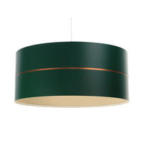 HÄNGELEUCHTE Grün 50/21 cm - Beige/Grün, Kunststoff (50/0.8/21cm) - ONZENO