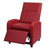 RELAXSESSEL Rot - Rot, Textil (70/99/75cm) - MCW