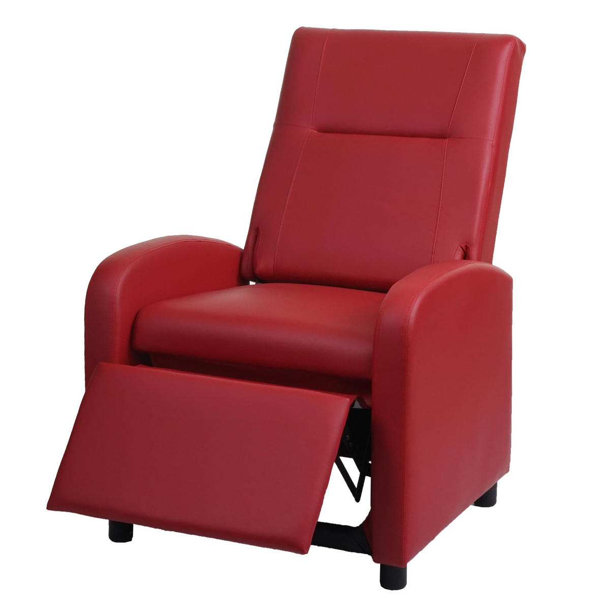 RELAXSESSEL Rot - Rot, Textil (70/99/75cm) - MCW