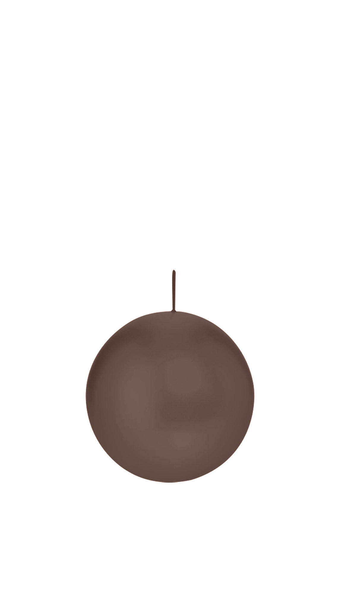 KUGELKERZEN Taupe Ø 6 cm, 16 Stück - Taupe, Paraffin (6/6/6cm) - Wiedemann Kerzen