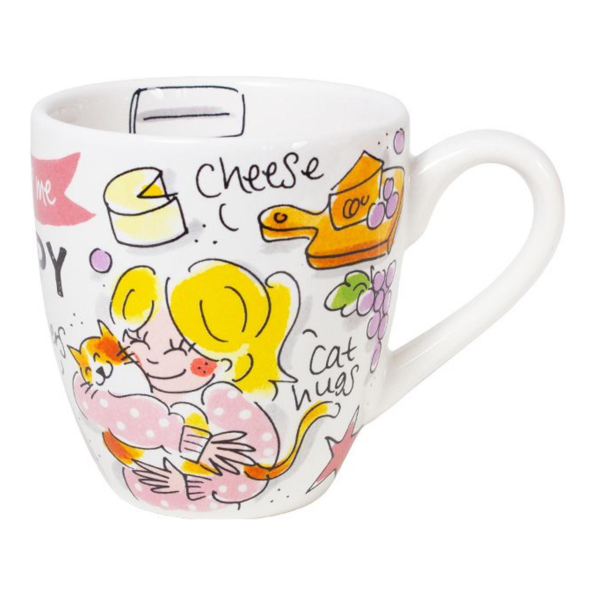 MINI-BECHER Fröhliche Kunst in Bunt - 200 ml - Multicolor, Keramik (0.2L) - Blond Amsterdam
