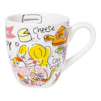 MINI-BECHER Fröhliche Kunst in Bunt - 200 ml - Multicolor, Keramik (0.2L) - Blond Amsterdam
