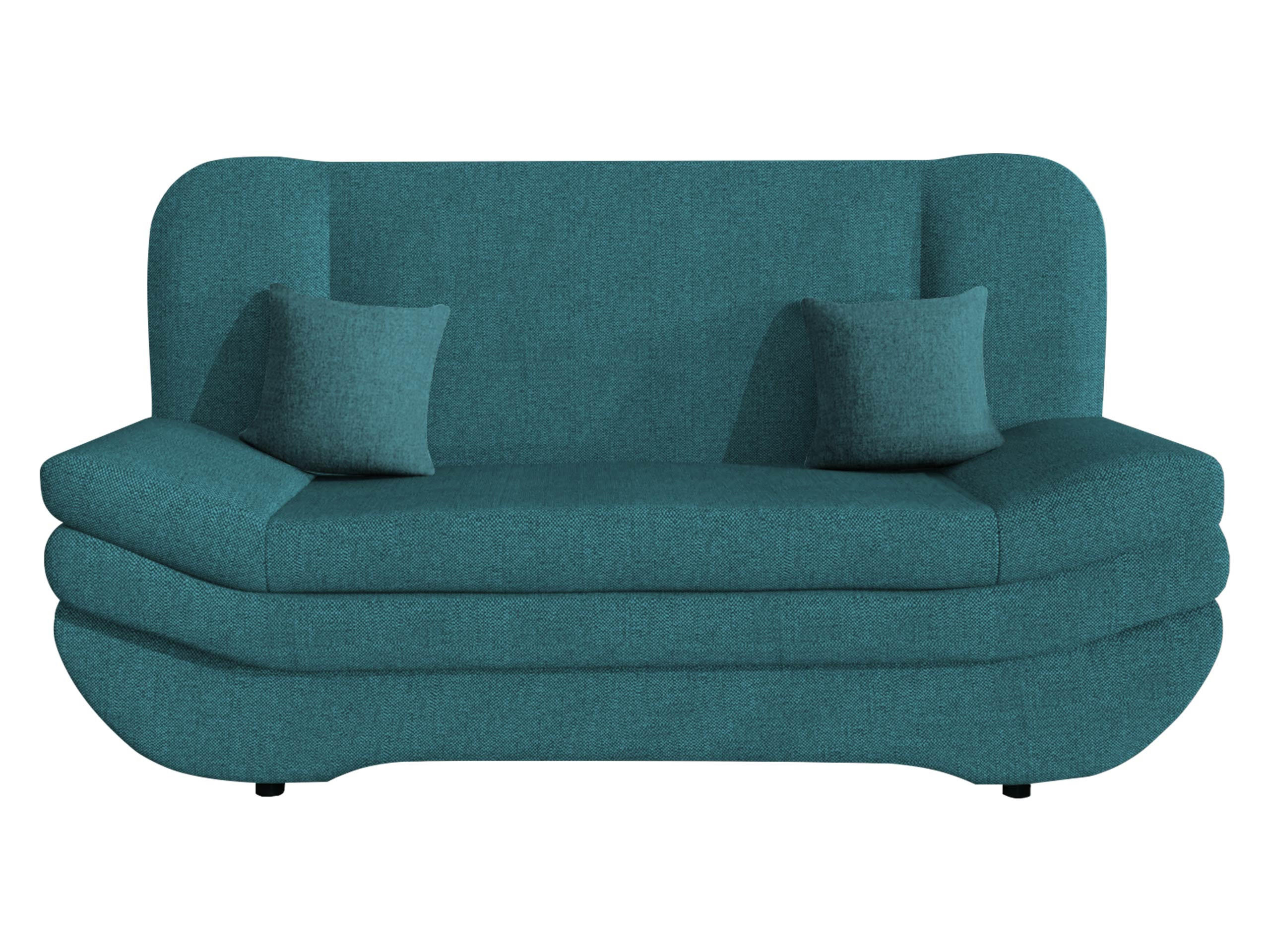 SCHLAFSOFA Weronika - Türkis/Schwarz, Holz/Kunststoff (200/95/90cm) - MIRJAN24
