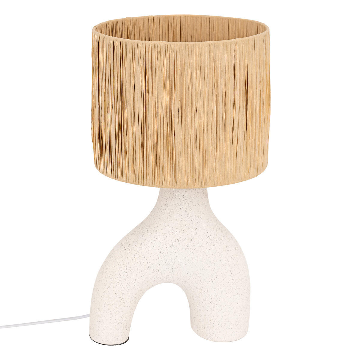 TISCHLAMPE Keramik Sania 47 cm - Braun, Keramik (25/25/47cm) - Atmosphera Createur d´interieur