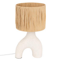 TISCHLAMPE Keramik Sania 47 cm - Braun, Keramik (25/25/47cm) - Atmosphera Createur d´interieur