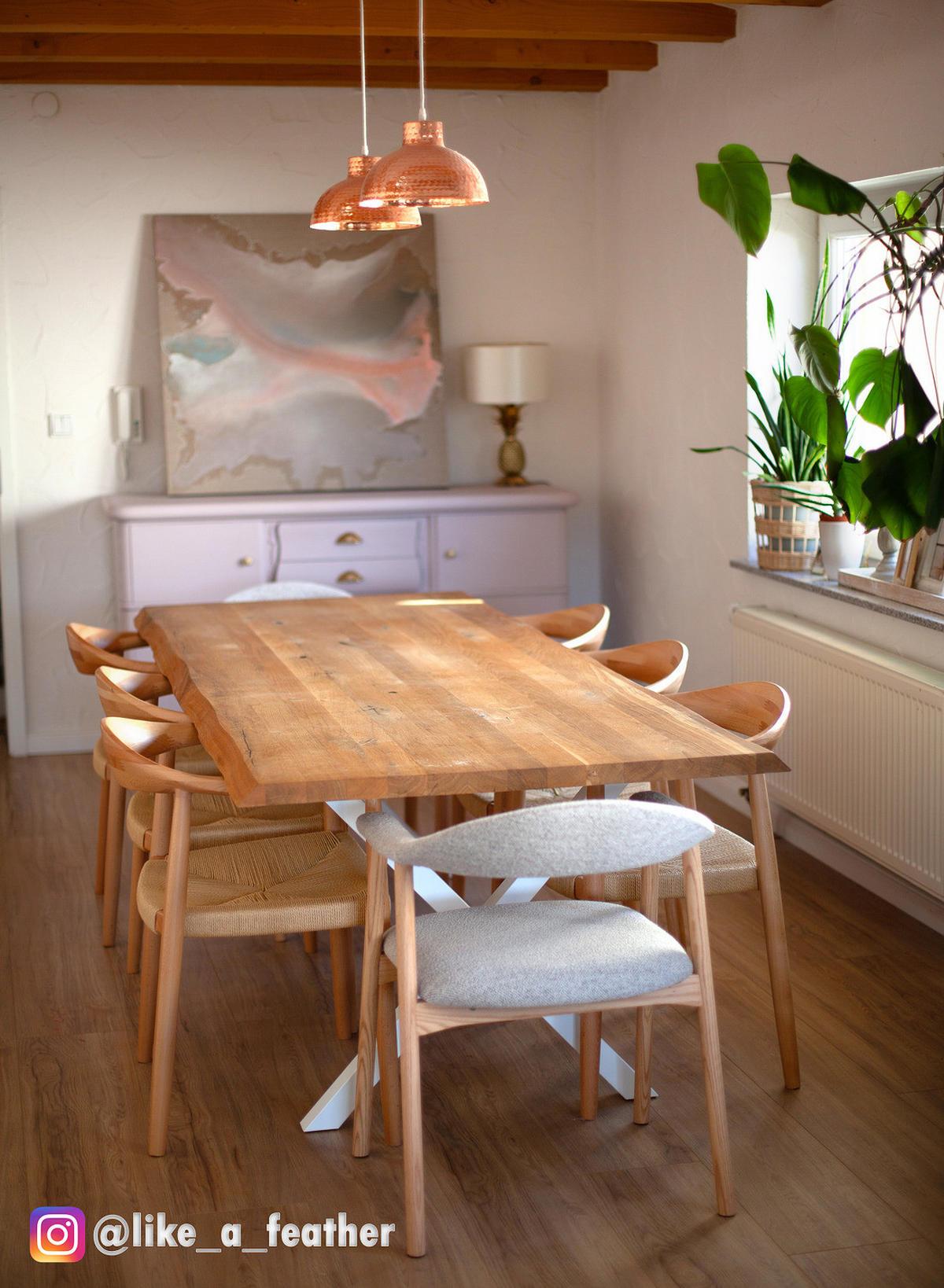 ARMLEHNENSTÜHLE - 2er-Set - Buche massiv / Papierschnurgeflecht - Braun - Braun, Holz/Papier (64/78/52cm) - home24