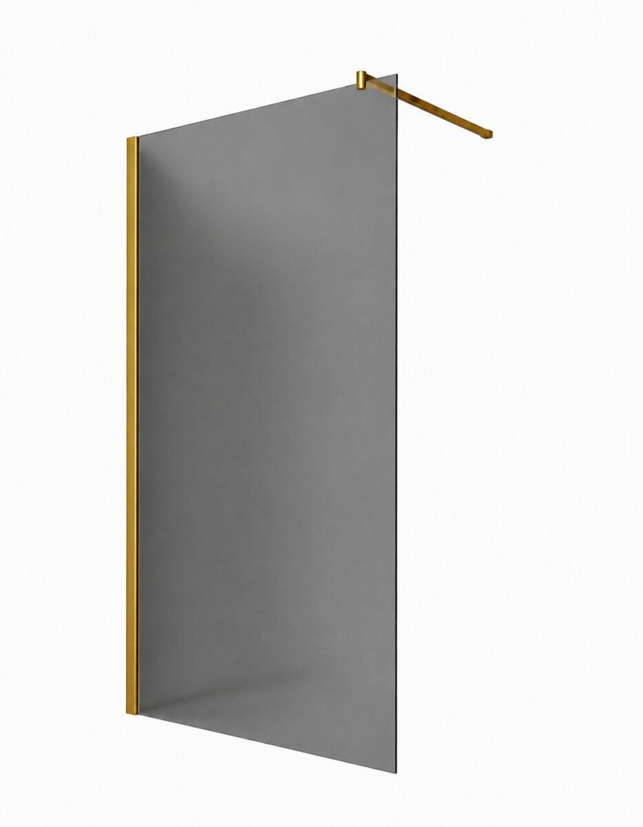 Glaswerk Westfalen Walk-In-Duschwand Gold 120x200x8 cm