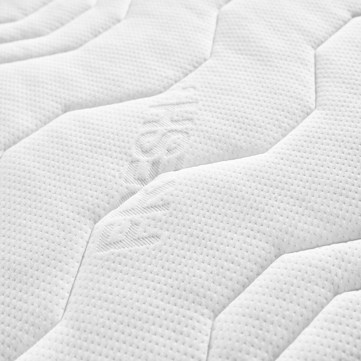 KALTSCHAUMTOPPER 7 cm 80x200 cm H4 – Fester Komfort für jede Matratze - Weiß, Textil (80/200cm) - Lunea