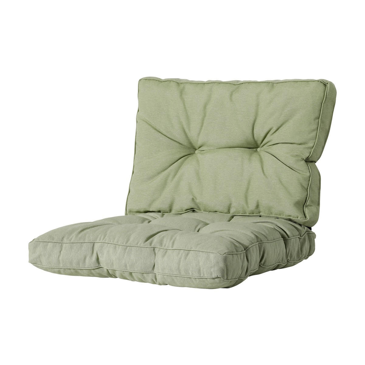 SITZKISSEN Panama 60/60 cm 2er-Set - Hellgrün, Textil (60/8/60cm) - Madison