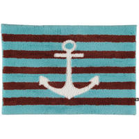 BADTEPPICHE ANKER ICE-CAPPUCINO-WEISS - 1370 - Blau, Textil (60/90cm) - Rhomtuft