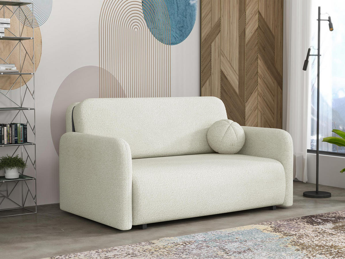 SCHLAFSOFA Viva Sun III - Schwarz/Naturfarben, Holz/Textil (150/85/103cm) - MIRJAN24