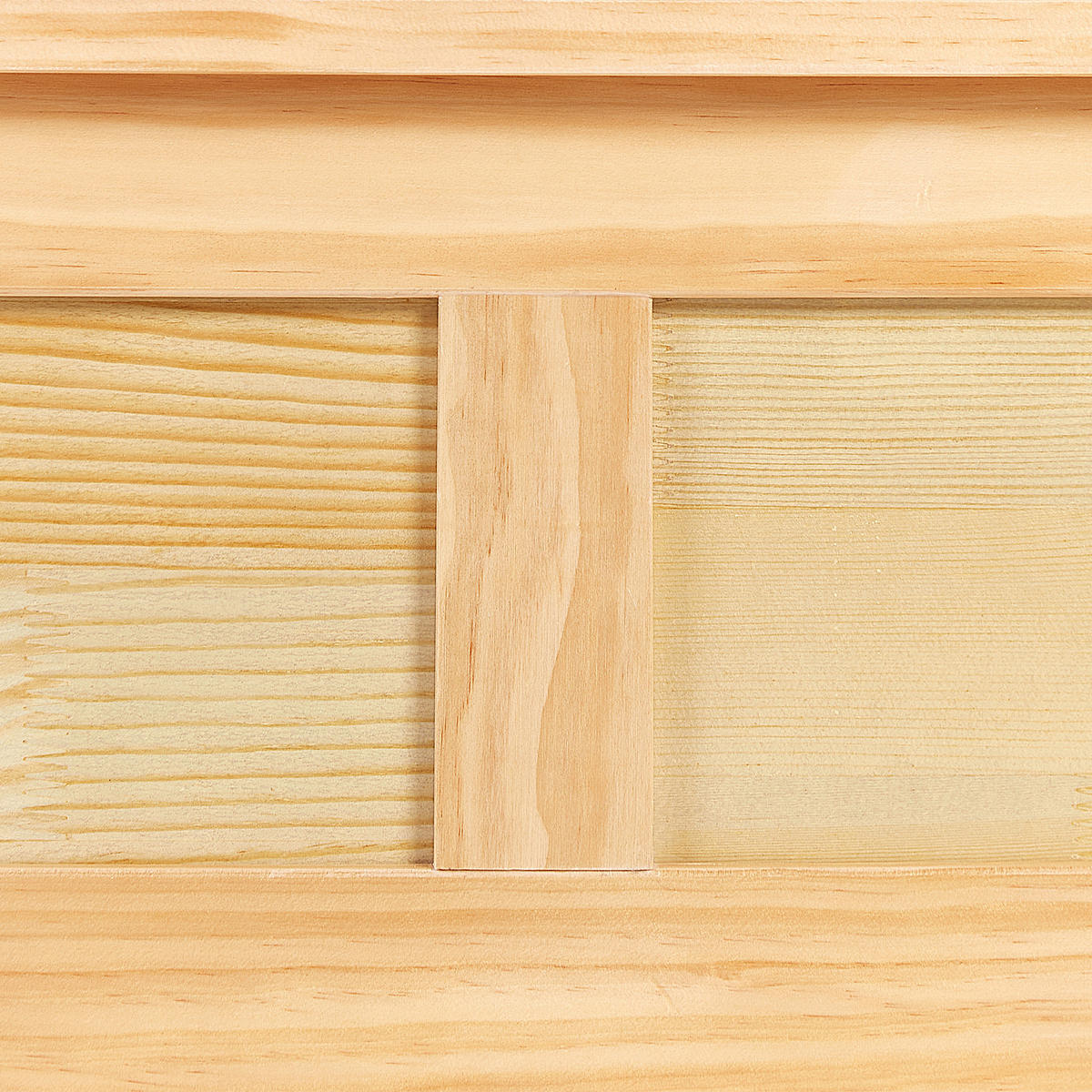 BETT mit Lattenrost 140x200 cm Heller Holzfarbton Mayenne - Hellbraun, Holz (140/200cm) - Beliani