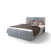 BOXBETT BAHAMA 140x200, mit Matratze H3 und Topper, Monolith 70 - Hellblau, Holz/Kunststoff (140/200cm) - Bedante