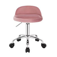 HOCKER Rosa 30/30/65,5 cm - Pink, Metall (30/65.5/30cm) - PANGIVO