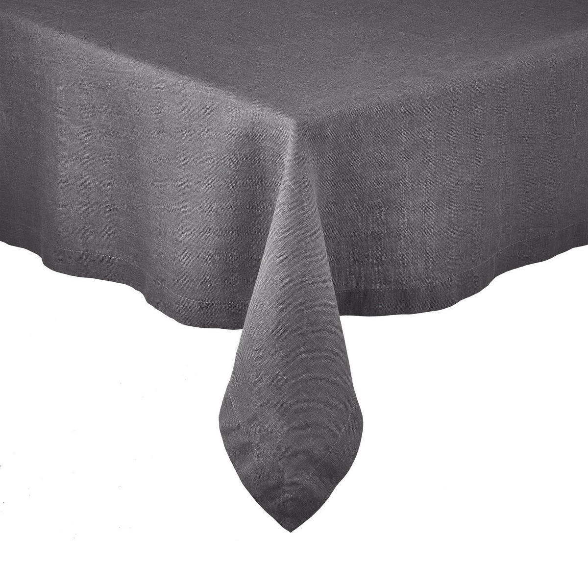 TISCHDECKE Riga 160x250cm - Anthrazit, Textil (160/250cm) - Butlers